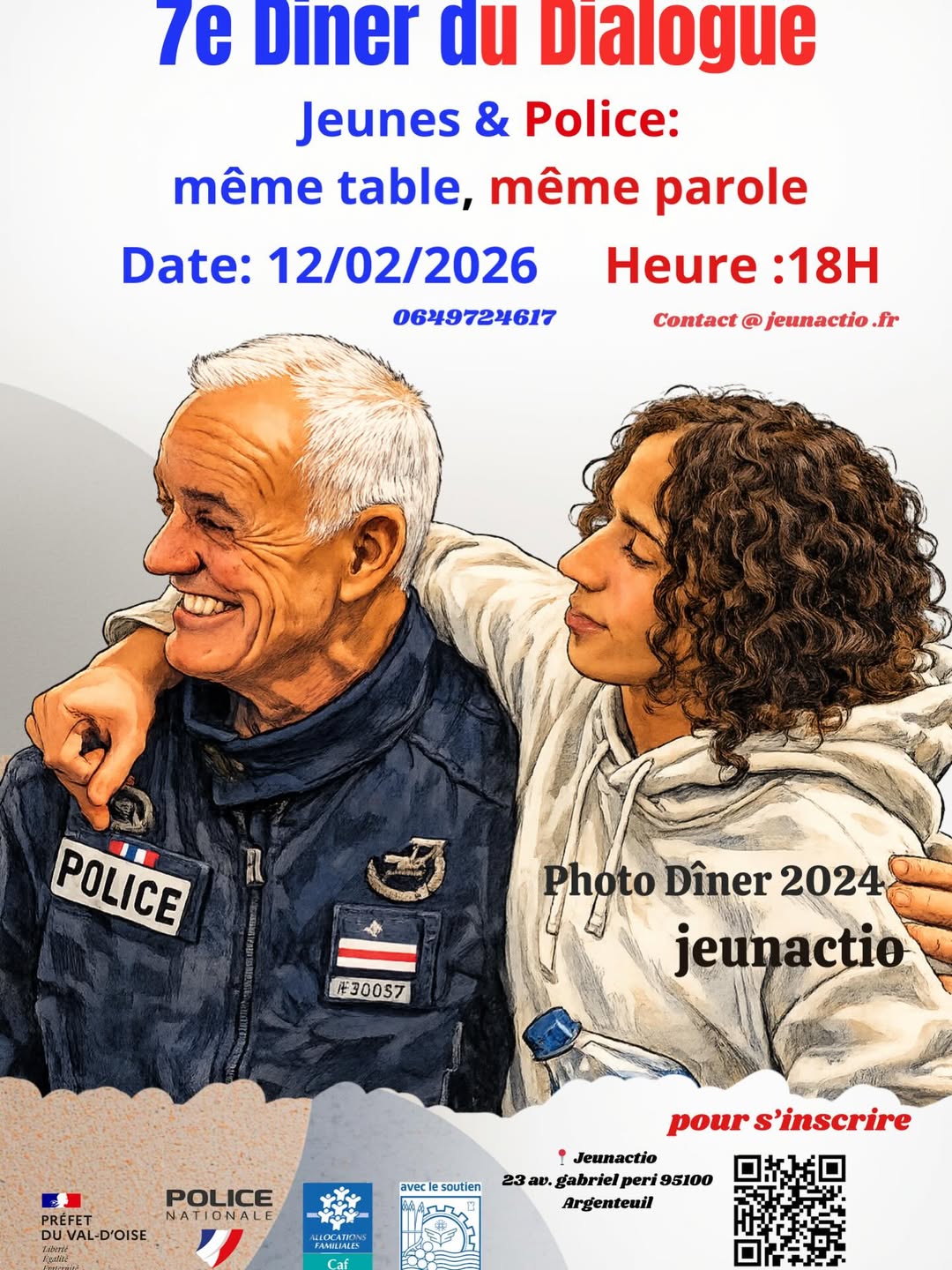 Jeunactio – Dîner du Dialogue Jeunes & Police