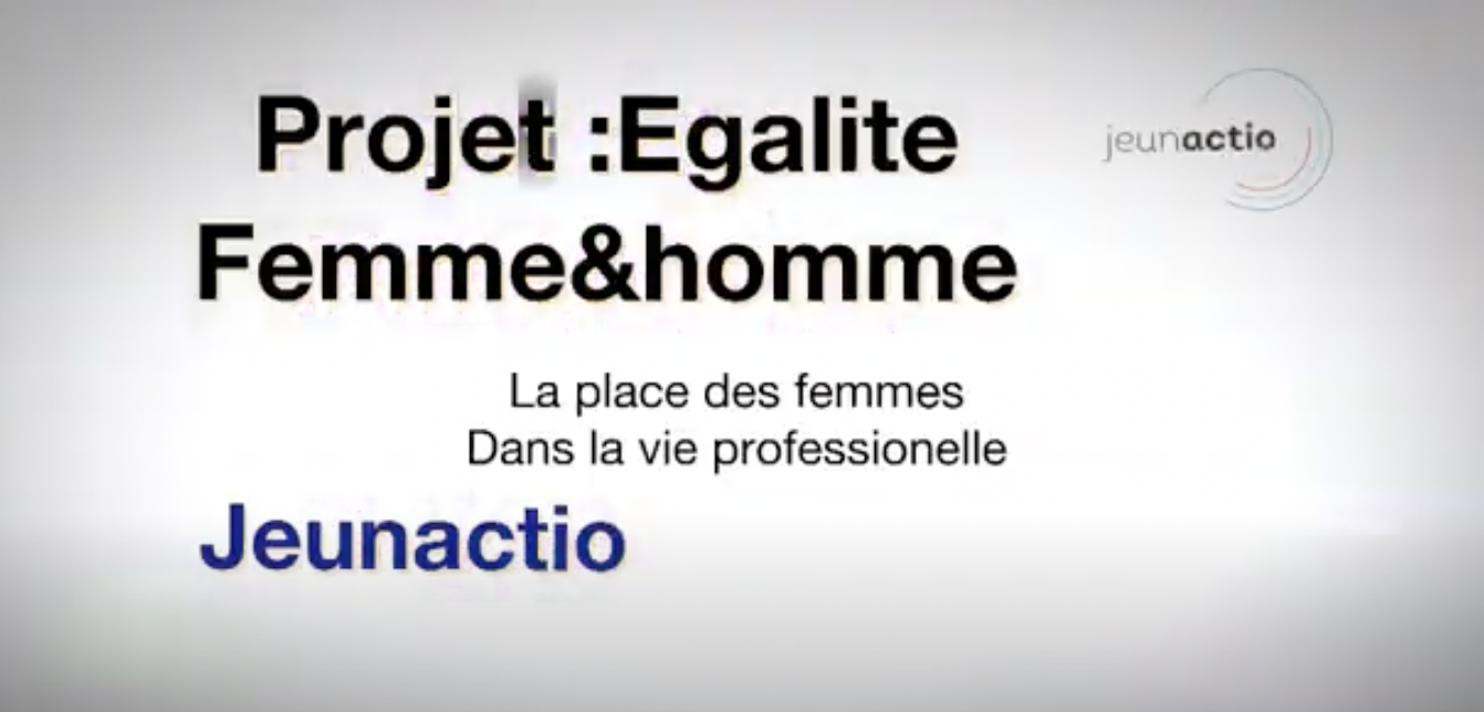 Projet Égalité femme - Homme dans professionnel