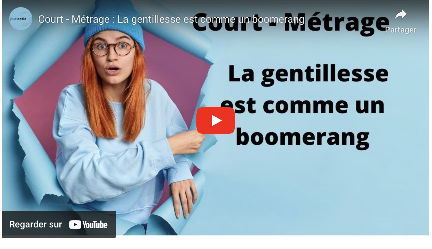 La gentillesse est comme un boomerang