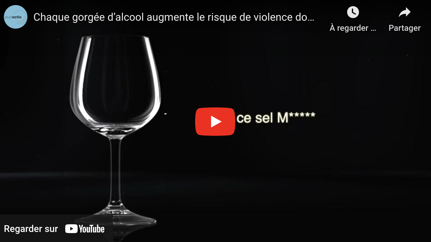 Chaque gorgée d’alcool augmente le risque de violence domestique.